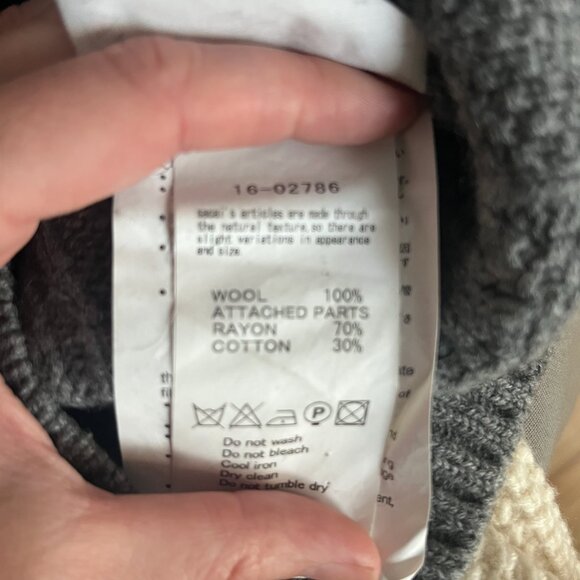 Sacai Mock Neck Wool Sweater - Picture 6 of 6